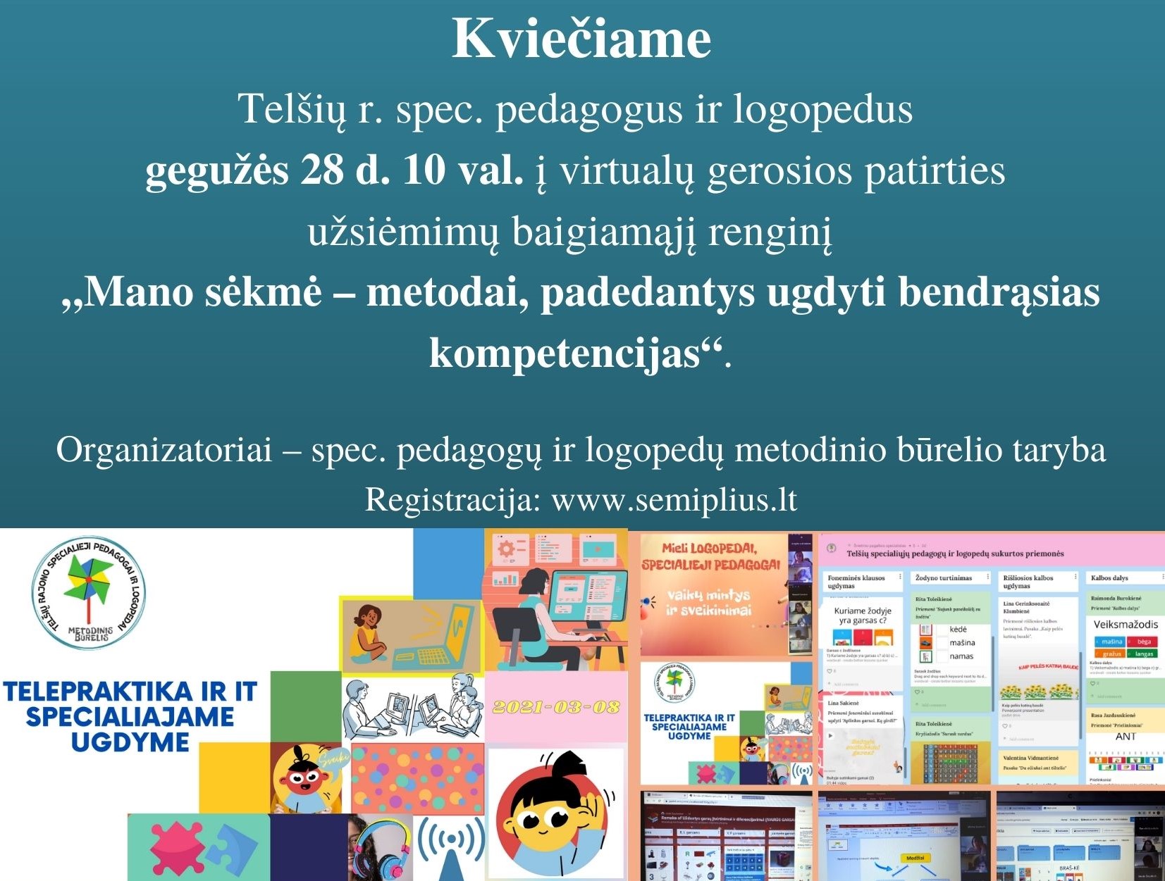 Informacija Spec. Pedagogams Ir Logopedams | Telšių švietimo Centras ...