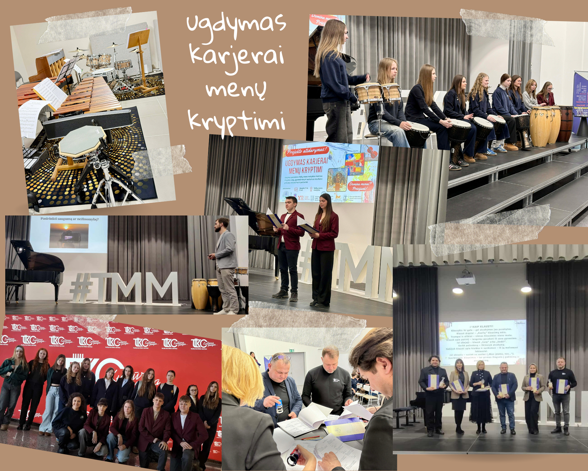 Projekto „Ugdymas karjerai menų kryptimi“ atidarymas
