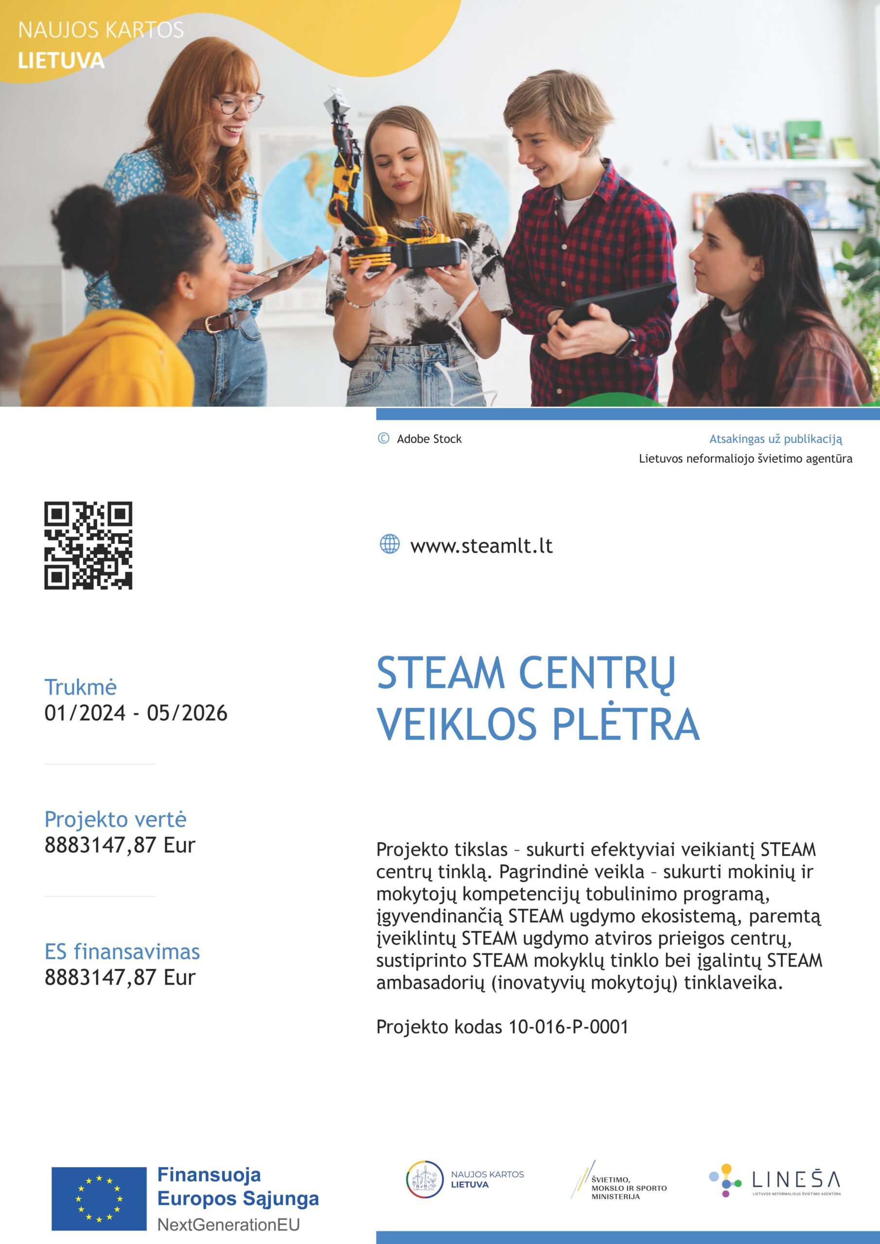 STEAM centrų veiklos plėtra
